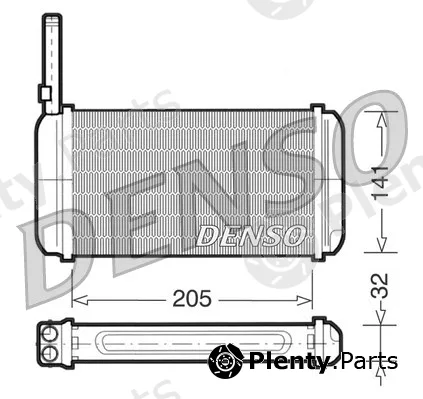 Denso DRR10002 — Heat Exchanger, interior heating