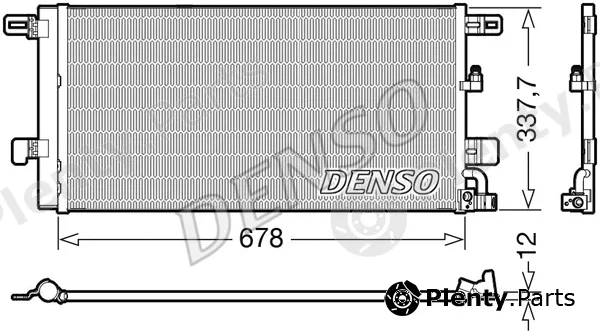 Denso DCN02001 — Condenser, air conditioning