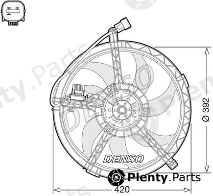 Denso DER05009 — Fan, engine cooling