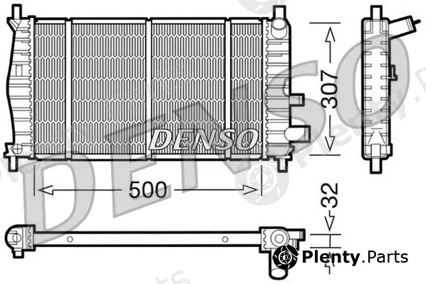 Denso DRM10042 — Radiator, engine cooling