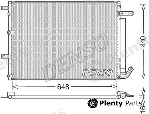 Denso DCN06018 — Condenser, air conditioning