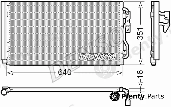 Denso DCN05023 — Condenser, air conditioning