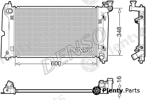 Denso DRM50111 — Radiator, engine cooling