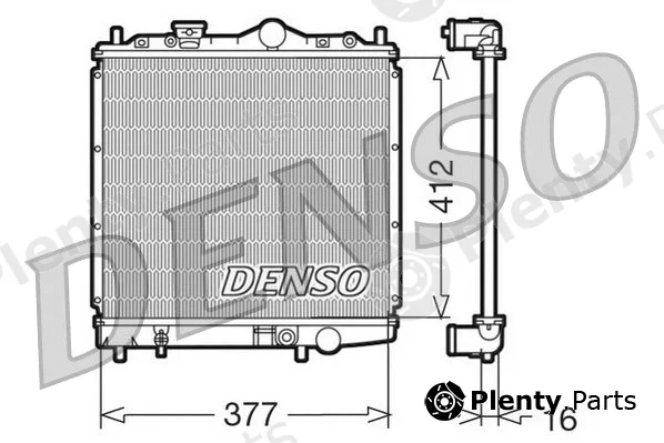 Denso DRM45001 — Radiator, engine cooling