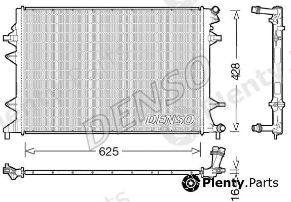 Denso DRM32047 — Radiator, engine cooling