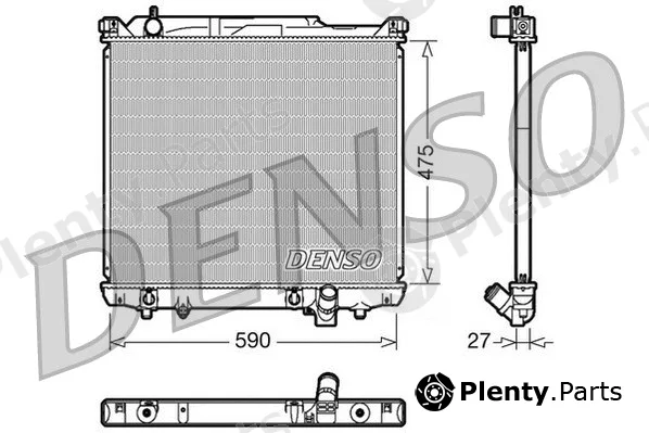 Denso DRM47020 — Radiator, engine cooling