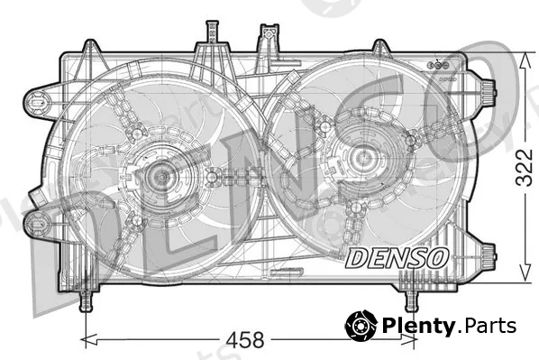 Denso DER13008 — Fan, engine cooling