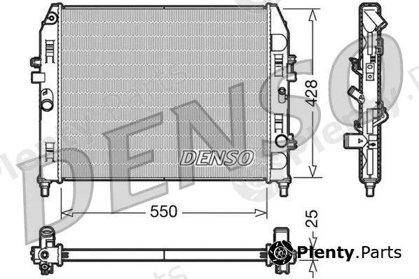 Denso DRM44008 — Radiator, engine cooling