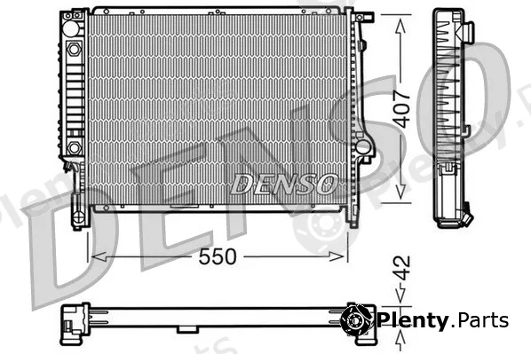 Denso DRM05040 — Radiator, engine cooling
