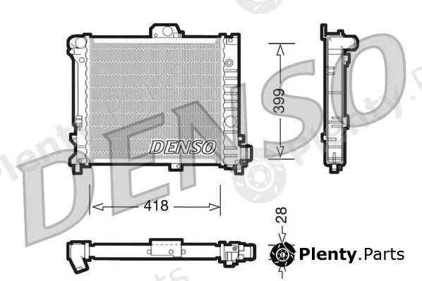 Denso DRM25004 — Radiator, engine cooling