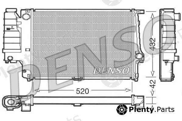 Denso DRM05064 — Radiator, engine cooling