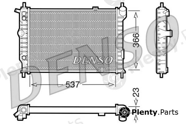 Denso DRM20012 — Radiator, engine cooling