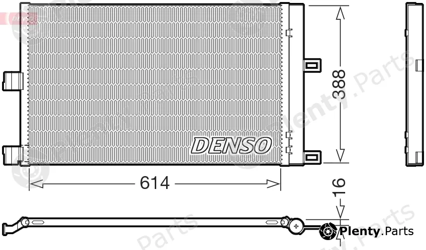 Denso DCN99080 — Condenser, air conditioning