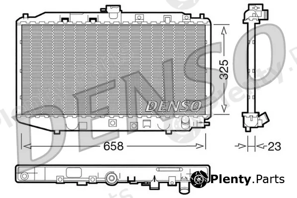 Denso DRM40002 — Radiator, engine cooling