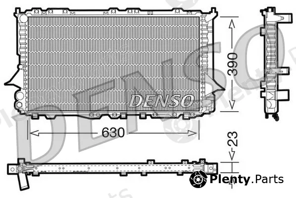 Denso DRM02002 — Radiator, engine cooling