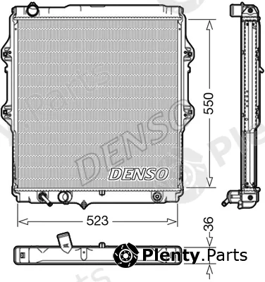 Denso DRM50084 — Radiator, engine cooling