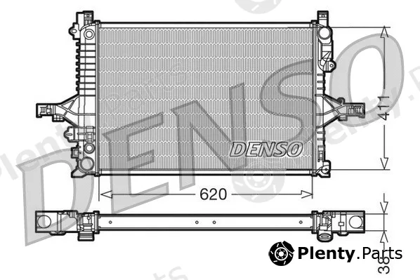 Denso DRM33066 — Radiator, engine cooling