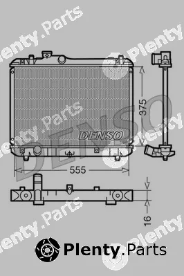 Denso DRM47008 — Radiator, engine cooling