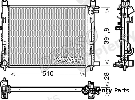 Denso DRM23109 — Radiator, engine cooling