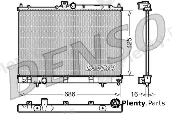 Denso DRM45031 — Radiator, engine cooling