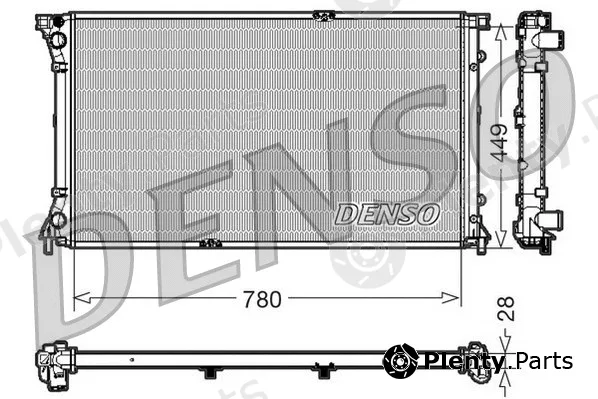 Denso DRM23098 — Radiator, engine cooling