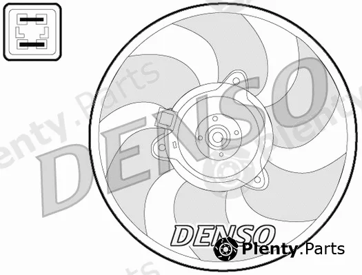 Denso DER07008 — Fan, engine cooling