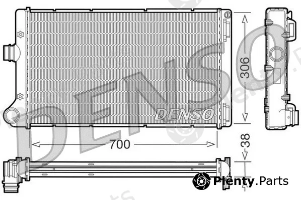 Denso DRM09099 — Radiator, engine cooling