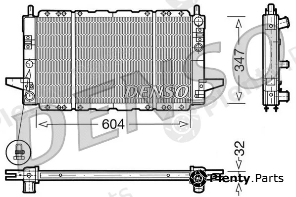 Denso DRM10086 — Radiator, engine cooling