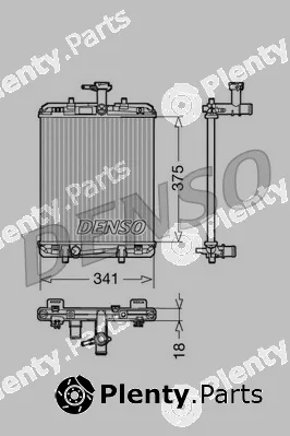 Denso DRM21600 — Radiator, engine cooling