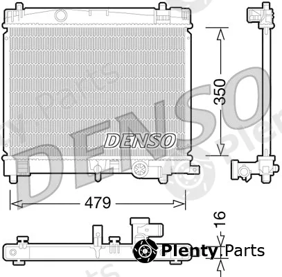 Denso DRM50078 — Radiator, engine cooling