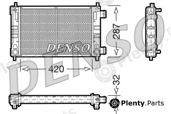 Denso DRM20063 — Radiator, engine cooling