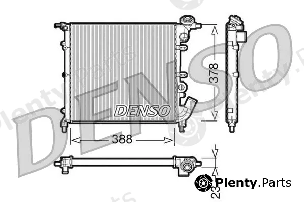 Denso DRM23002 — Radiator, engine cooling