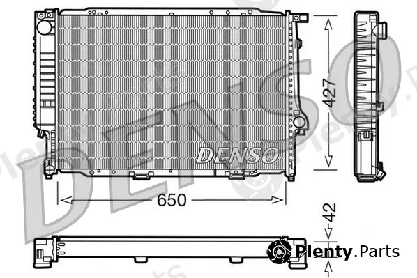 Denso DRM05056 — Radiator, engine cooling