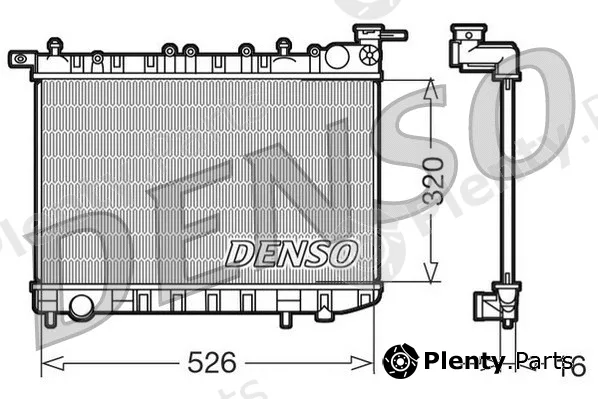 Denso DRM46015 — Radiator, engine cooling
