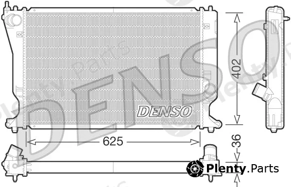 Denso DRM50073 — Radiator, engine cooling