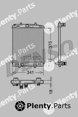 Denso DRM21601 — Radiator, engine cooling