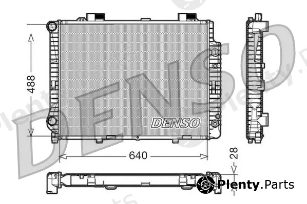 Denso DRM17041 — Radiator, engine cooling