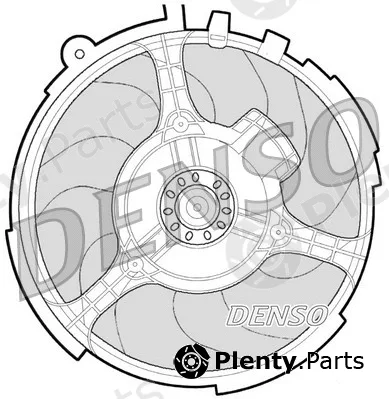 Denso DER09060 — Fan, engine cooling