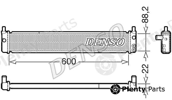 Denso DRM50135 — Radiator, engine cooling