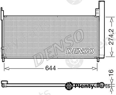 Denso DCN50116 — Condenser, air conditioning