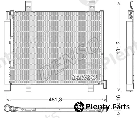 Denso DCN32023 — Condenser, air conditioning