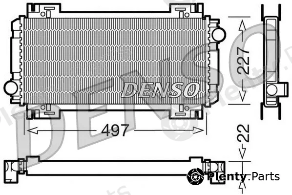 Denso DRM10032 — Radiator, engine cooling