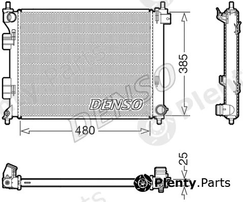 Denso DRM41034 — Radiator, engine cooling