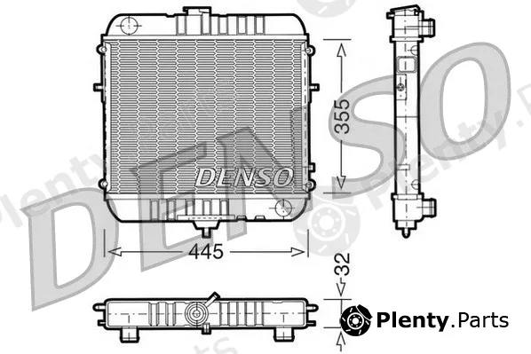Denso DRM20072 — Radiator, engine cooling
