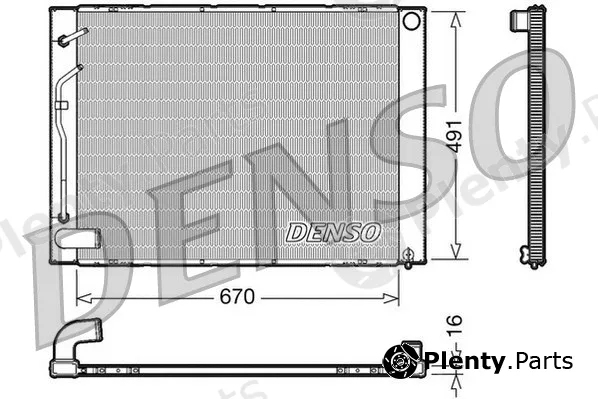Denso DRM50054 — Radiator, engine cooling