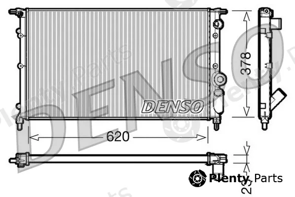 Denso DRM23022 — Radiator, engine cooling