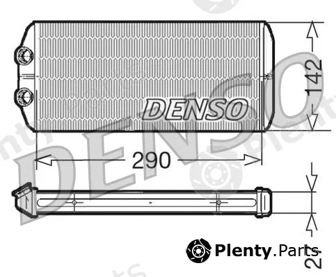 Denso DRR07005 — Heat Exchanger, interior heating