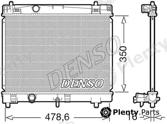 Denso DRM50103 — Radiator, engine cooling