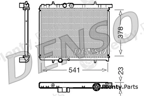 Denso DRM21031 — Radiator, engine cooling