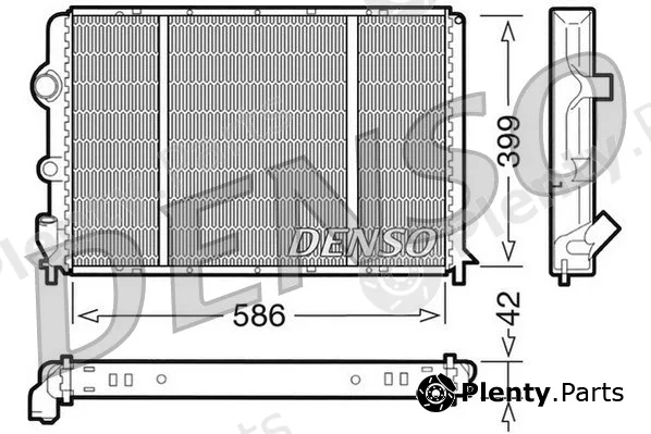 Denso DRM23051 — Radiator, engine cooling